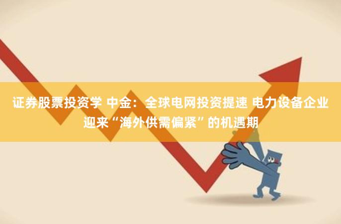 证券股票投资学 中金：全球电网投资提速 电力设备企业迎来“海外供需偏紧”的机遇期